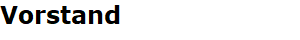 Vorstand